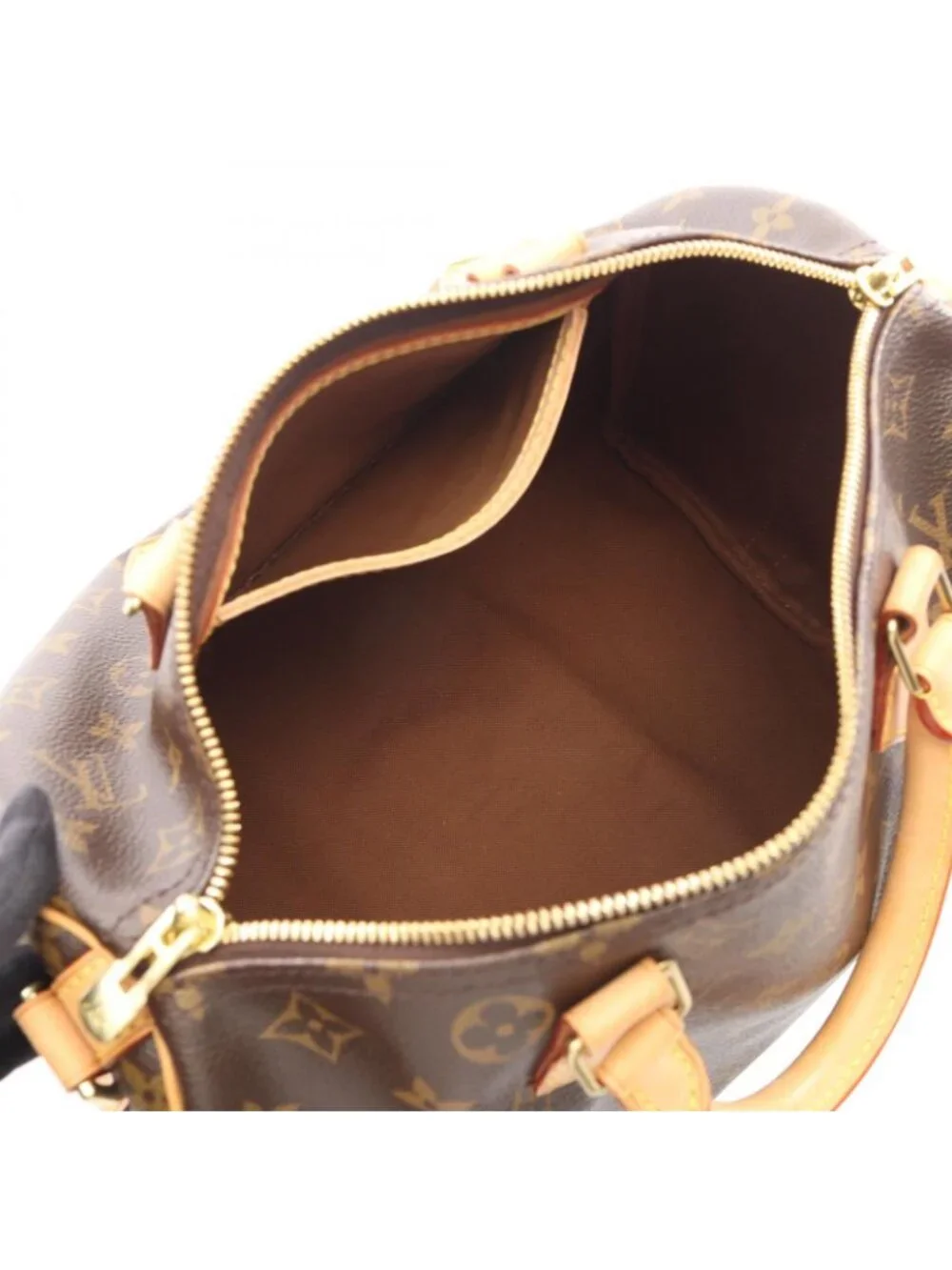 Louis Vuitton Speedy Bandouliere 30 Monogram 2-Way Canvas Leather Handbag